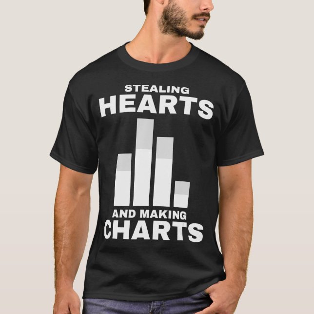 Stealing Hearts Statistics Shirt - Funny Data Anal (Front)