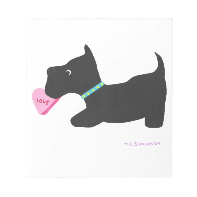 STEALING YOUR HEART NOTEPAD (Front)
