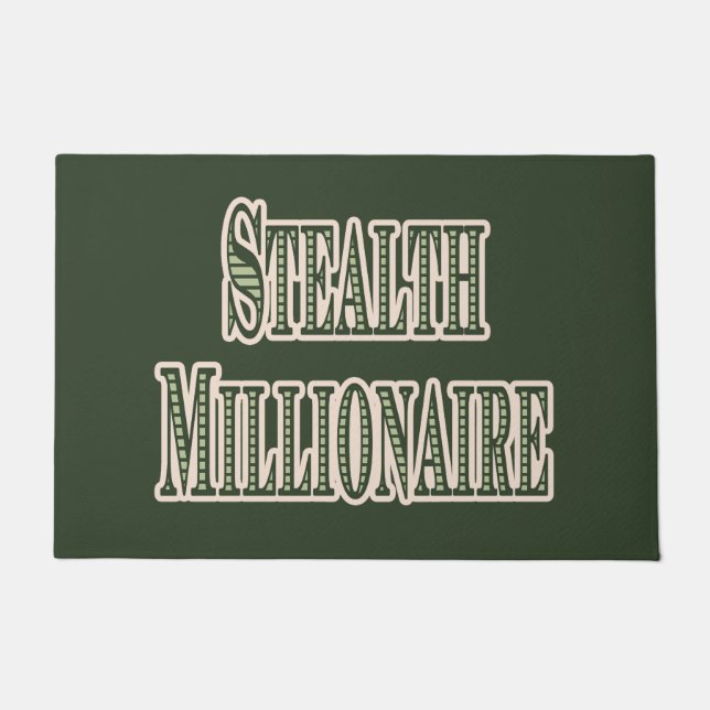 Stealth Millionaire Doormat (Front)