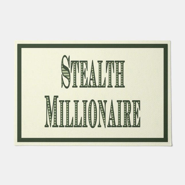 Stealth Millionaire Doormat (Front)