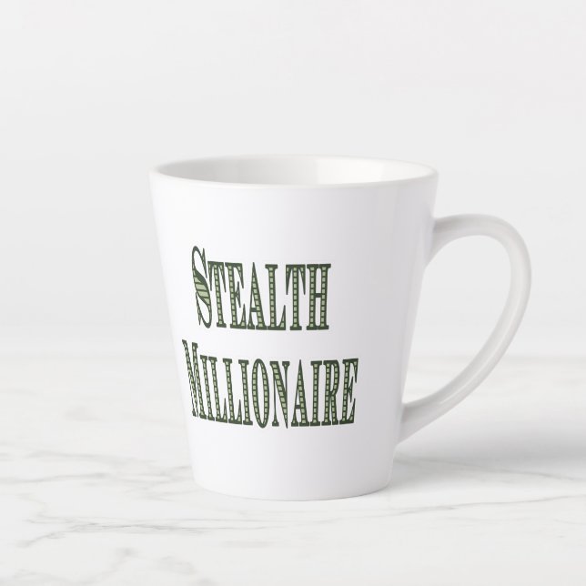 Stealth Millionaire Latte Mug (Right)
