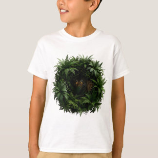 Stealthy Tiger Camouflaged in Tropical  T-Shirt