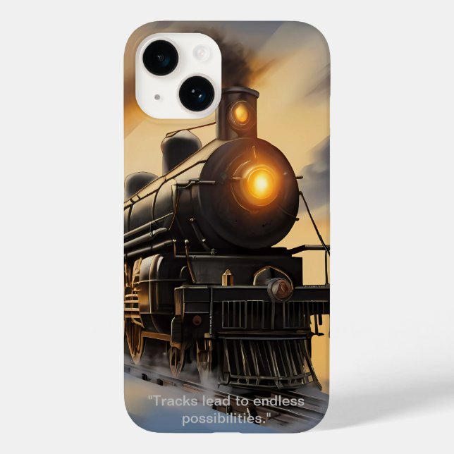 Steam ahead into new horizons. Case-Mate iPhone case (Back)