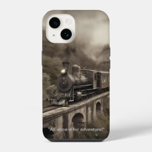 Steam ahead into new horizons. iPhone 14 case