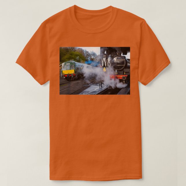 Steam and Diesel T-Shirt (Design Front)