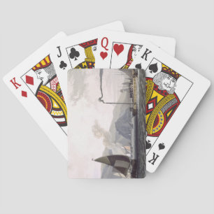 Steam boat on the Clyde near Dumbarton, from 'A Vo Playing Cards