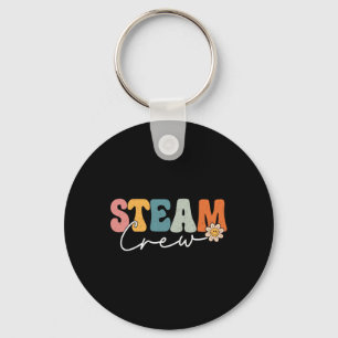 Steam Crew Back To School Science Engineering Tech Key Ring