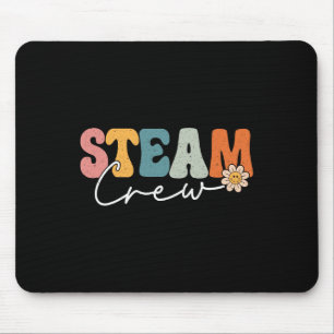 Steam Crew Back To School Science Engineering Tech Mouse Pad