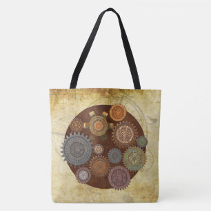 Steam Elegance Steampunk Tote Bag