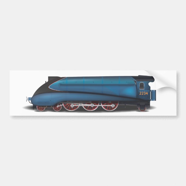 Steam Engine Bumper Sticker (Front)