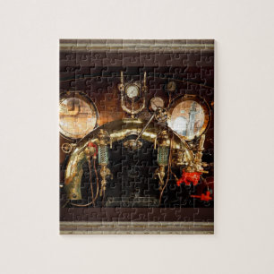 Steam Engine Cab Jigsaw Puzzle