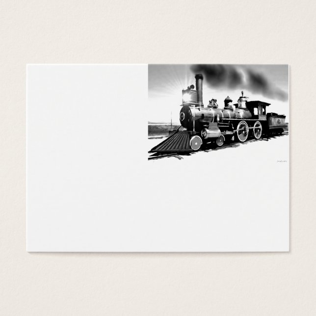 Steam Engine Digital Oil Painting (Front)