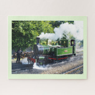 Steam engine in the Isle of Man Jigsaw Puzzle