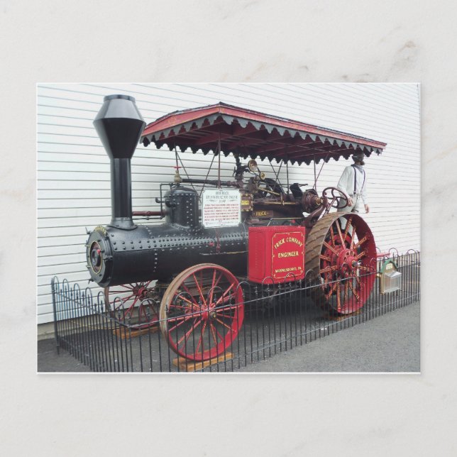 Steam Engine Postcard (Front)