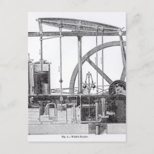 Steam Engine Postcard
