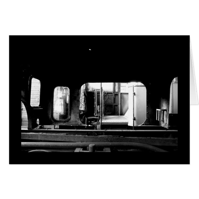 Steam Engine Repair Le Mastrou Card (Front Horizontal)