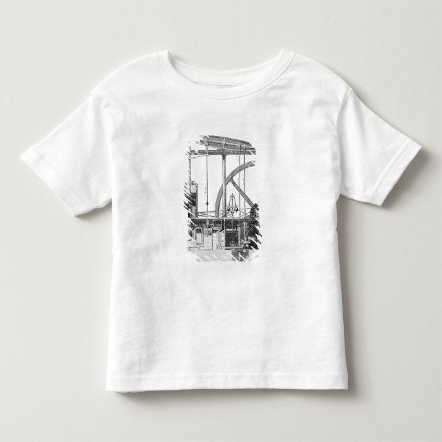 Steam Engine Toddler T-Shirt (Front)
