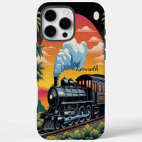 Steam Engine Train Sunset
