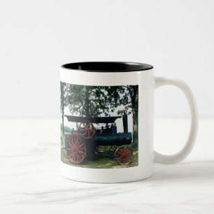 steam engine Two-Tone coffee mug