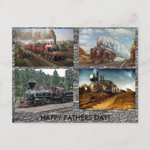 Steam Engines Day Card