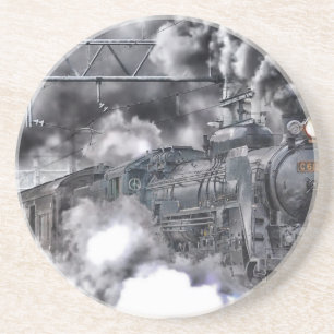 Steam Engines Trains HDR Photo Coaster