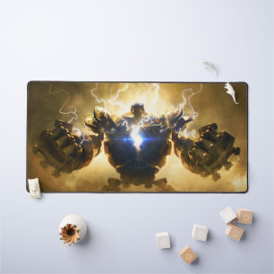 Steam Golem Gaming Desk Mat   Customisable Pad