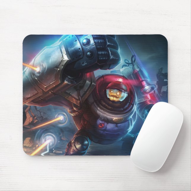 Steam Golem Gaming Mousepad | Customisable pad (With Mouse)