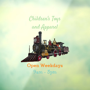 Steam locomotive cartoon illustration