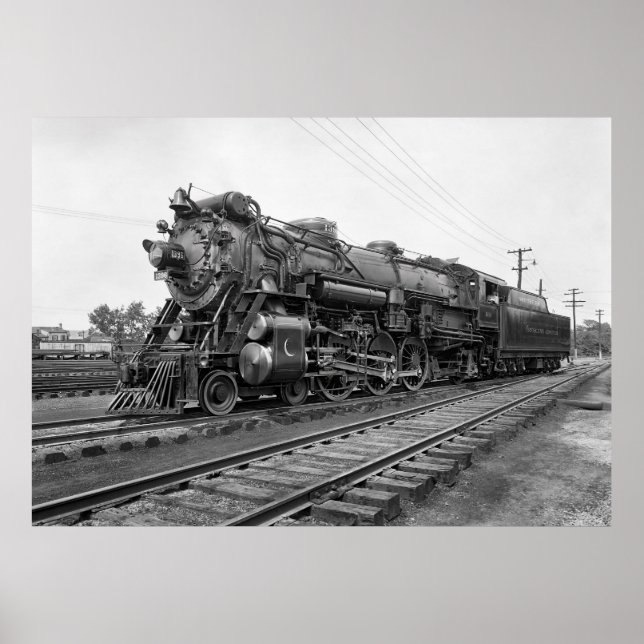 STEAM LOCOMOTIVE CRESCENT LIMITED c. 1927 Poster (Front)