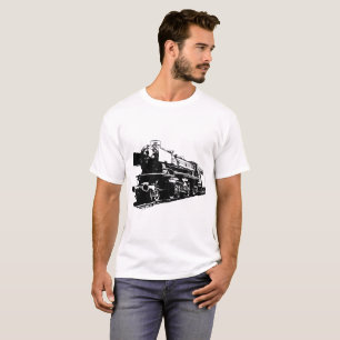 Steam Locomotive - High Contrast T-Shirt