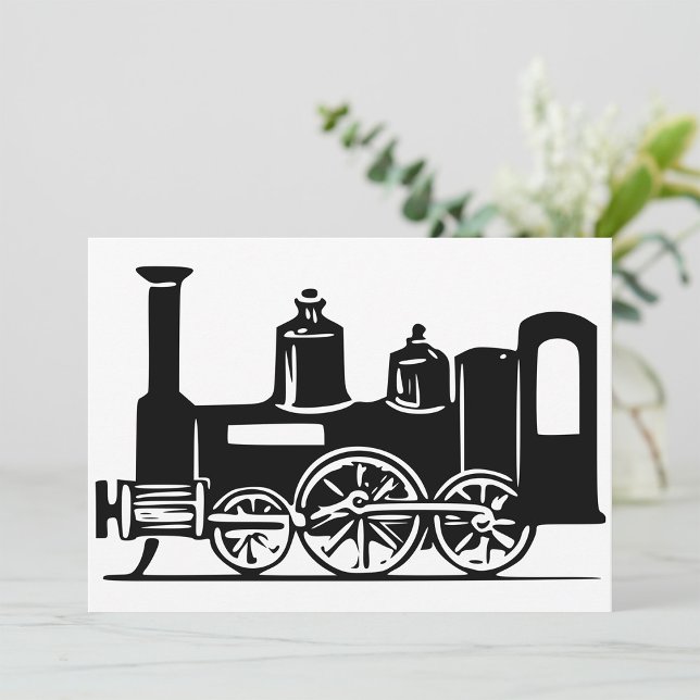 Steam Locomotive Invitations (Creator Uploaded)