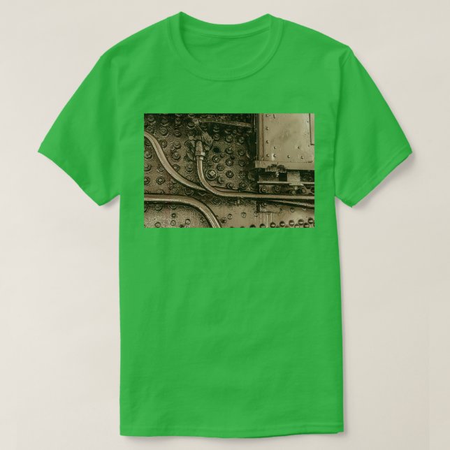 Steam Locomotive NY Central Controls T-Shirt (Design Front)