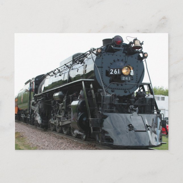 Steam Locomotive Postcard (Front)