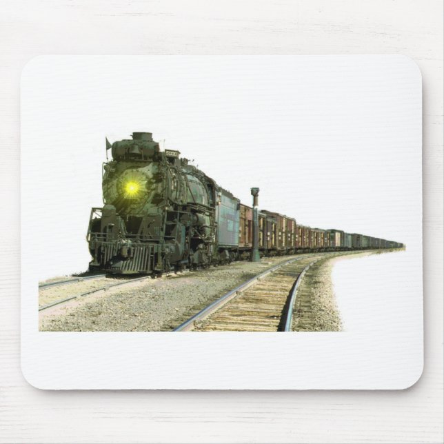 Steam Locomotive Scenery Mouse Pad (Front)