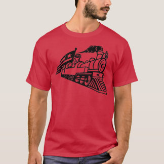 Steam Locomotive Train Engineer T-Shirt