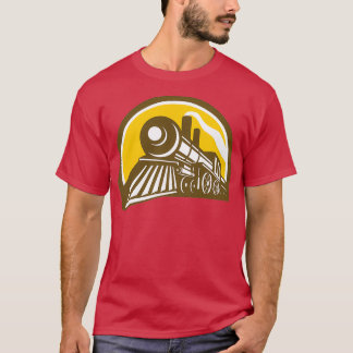 Steam Locomotive Train Icon T-Shirt