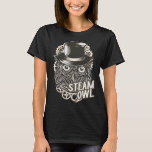 Steam Owl Steampunk Owl with Top Hat Monocle & Gea