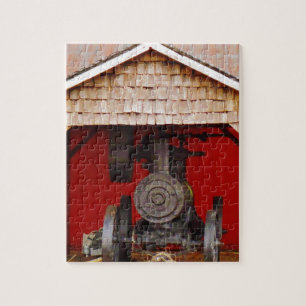 Steam powered Antique Tracter Jigsaw Puzzle