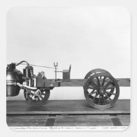 Steam-powered car invented