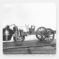 Steam-powered car invented
