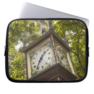 Steam powered clock in the Gastown neighbourhood Laptop Sleeve