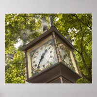 Steam powered clock in the Gastown neighbourhood