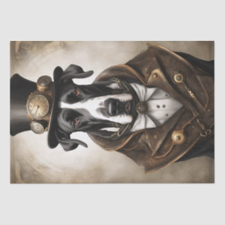 Steam-Powered Elegance: Great Dane in Steampunk Tissue Paper