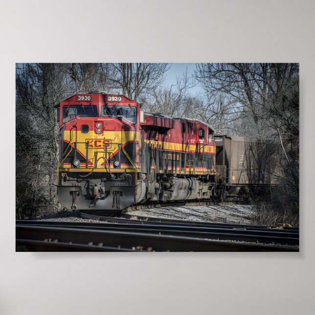 Steam-Powered Journey: Antique Train Art Poster (Front)