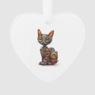Steam Powered Purr � Steampunk Robot Cat Ornament