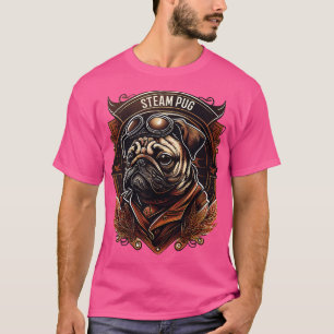 Steam Pug steampunk pug illustration T-Shirt