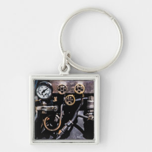 Steam Punk Gears and Gauges Key Ring