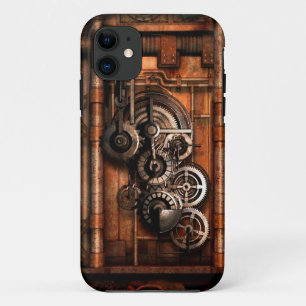 Steam Punk Gears and Rivets Case-Mate iPhone Case