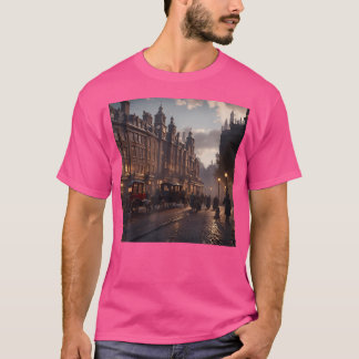 Steam Punk London Streets City Steampunk City Aest T-Shirt