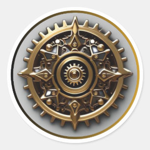 Steam Punk Steampunk Gear #3 Classic Round Sticker